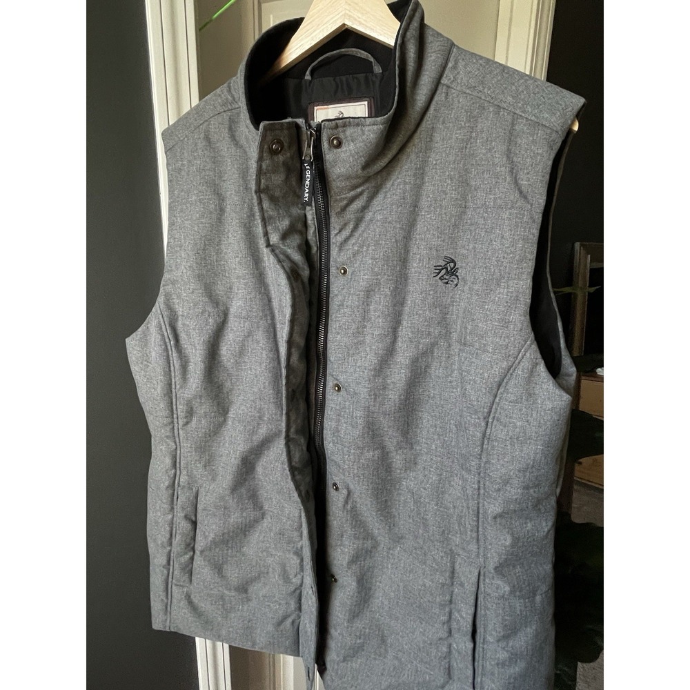Legendary Whitetails Vest Gray Insulated Zipper Snap Women's Size XXL Outdoor - Picture 6 of 12